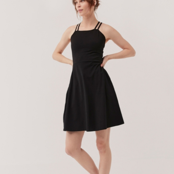 Pact Dresses & Skirts - NWT Pact organic strappy back fit and flare dress size small